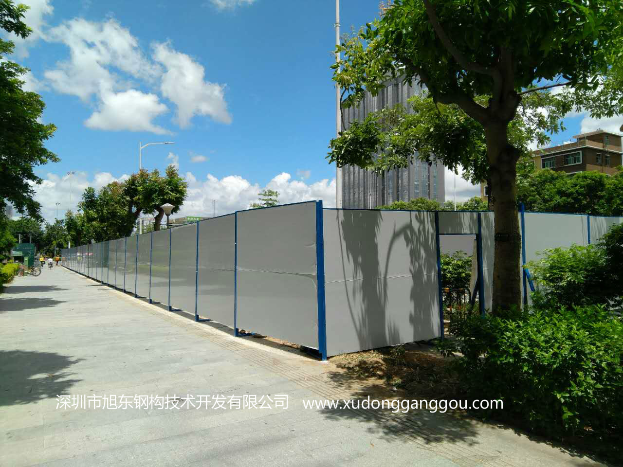 工地安裝PVC圍擋出錯(cuò)時(shí)應(yīng)該怎么樣改正呢?