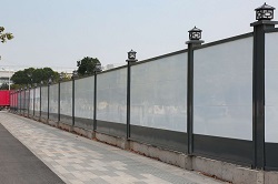 愛護(hù)建筑施工圍擋：讓每一個圍擋都成為風(fēng)景。