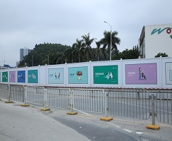 PVC施工圍擋既環(huán)保有實用，價格低廉